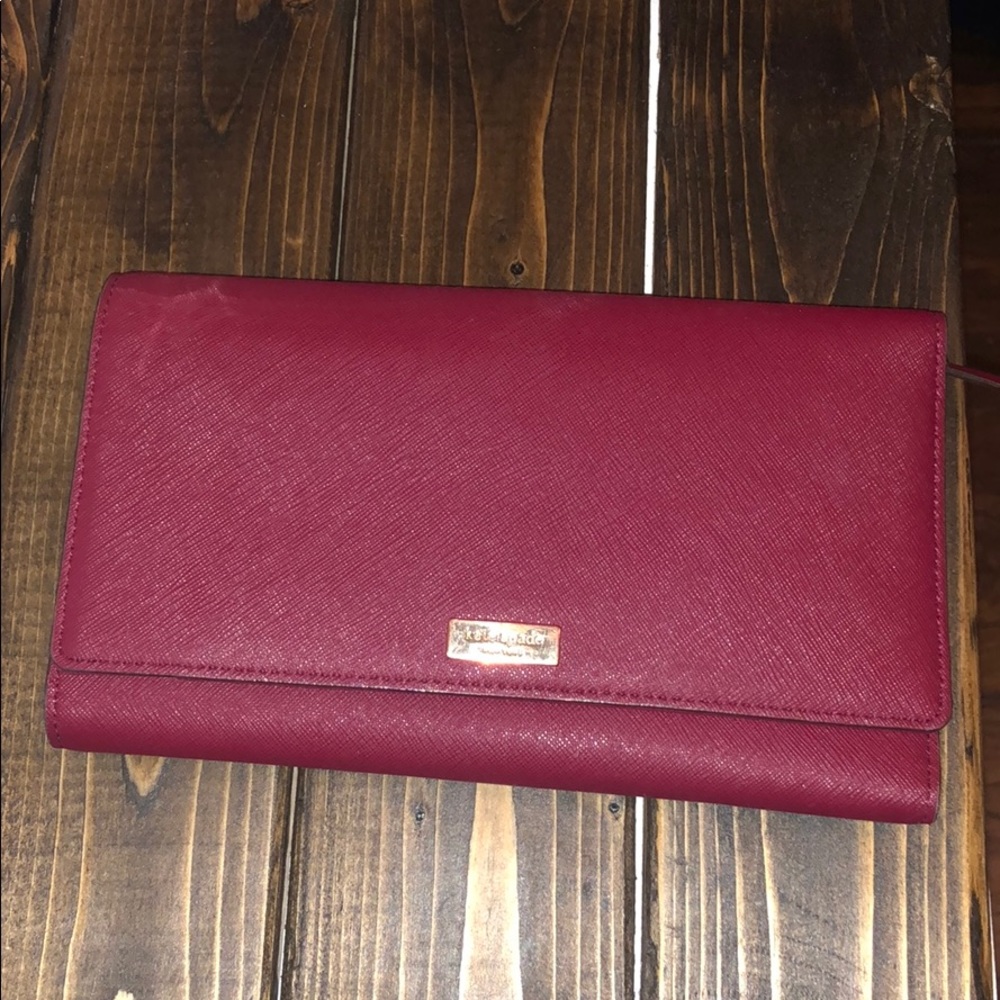 Kate Spade ♠️ large trifold wallet